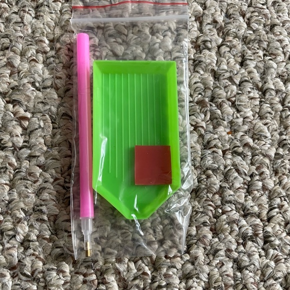 Ten (10) Diamond Rhinestone Painting Tools - Tray, Pen, Wax - Brand New! - Picture 2 of 2